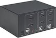 KVM lüliti Manhattan HDMI/USB 2x1 Dual-Monitor Video 4K*30Hz цена и информация | Lülitid (Switch) | kaup24.ee