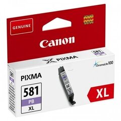 Canon Ink CLI-581 Photo Blue XL (2053C001) For Pixma TS 9100 Series, Pixma TS 9155, Pixma TS 8150, Pixma TS 8100 Series, Pixma TS 8152, Pixma TS 8151, Pixma TS 9150 цена и информация | Картриджи для струйных принтеров | kaup24.ee