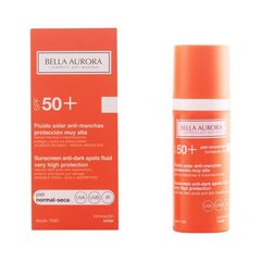 Солнцезащитный крем Spf 50+ Bella Aurora, 50 мл цена и информация | Кремы от загара | kaup24.ee
