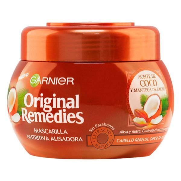 Toitev juuksemask Garnier Alisadora Aceite De Coco Original Remedies Fructis, 300 ml hind ja info | Maskid, õlid, seerumid | kaup24.ee