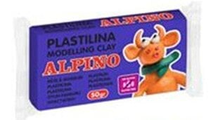 Plastiliin Alpino, sinine, 50g hind ja info | Kunstitarbed, voolimise tarvikud | kaup24.ee