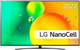 LG 43NANO763QA цена и информация | LG Телевизоры и аксессуары | kaup24.ee