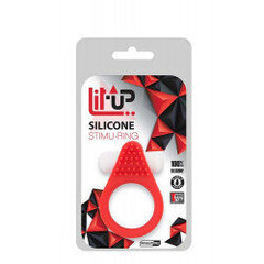 Lit-up silicone stimu ring 1 red цена и информация | Эрекционные кольца, насадки на пенис | kaup24.ee