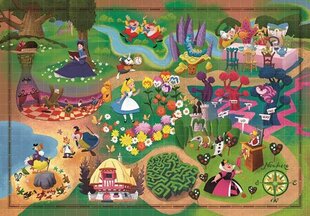 Pusle Clementoni Story Maps Alice in Wonderland, 1000-osaline hind ja info | Pusled | kaup24.ee