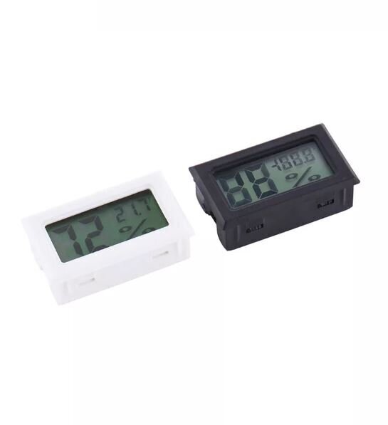 Mini digitaalne termomeeter/hügromeeter, Must hind ja info | Ilmajaamad, termomeetrid | kaup24.ee