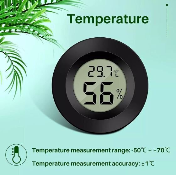 Minitermomeeter / Hügromeeter, 1 tk hind ja info | Ilmajaamad, termomeetrid | kaup24.ee