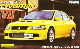 Mitsubishi Lancer Evolution VII GSR 3920 Fujimi 1:24 цена и информация | Коллекционные модели автомобилей | kaup24.ee