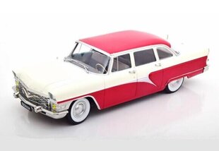 GAZ 13 Chaika 1959 punane / valge 1800251 1:18 TRIPLE 9 hind ja info | Mudelautode kollektsioneerimine | kaup24.ee