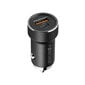 Forever CC-06 PD3.0 + QC3.0 car charger 1x USB-C 1x USB 20W black hind ja info | Mobiiltelefonide laadijad | kaup24.ee