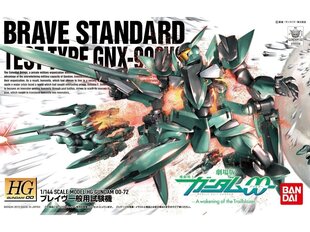 Bandai - HG00 GNX-903VS Brave Standard Test type, 1/144, 62220 hind ja info | Klotsid ja konstruktorid | kaup24.ee