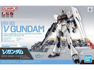 Bandai - Entry Grade RX-93 ν Gundam, 1/144, 63804 hind ja info | Klotsid ja konstruktorid | kaup24.ee