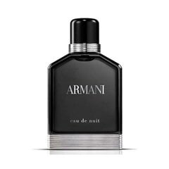 <p>Giorgio Armani Eau de Nuit EDT для мужчин 100 мл</p>
 цена и информация | Мужские духи | kaup24.ee