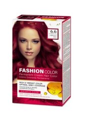 FASHION COLOR Крем-краска Яркий красный 6.6, 50/50/15 мл цена и информация | Краска для волос | kaup24.ee