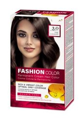 FASHION COLOR Крем-краска Тёмный шоколад 3.0, 50/50/15 мл цена и информация | Краска для волос | kaup24.ee