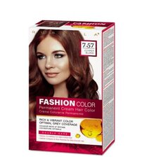 FASHION COLOR Крем-краска Медный русый 7.57, 50/50/15 мл цена и информация | Краска для волос | kaup24.ee