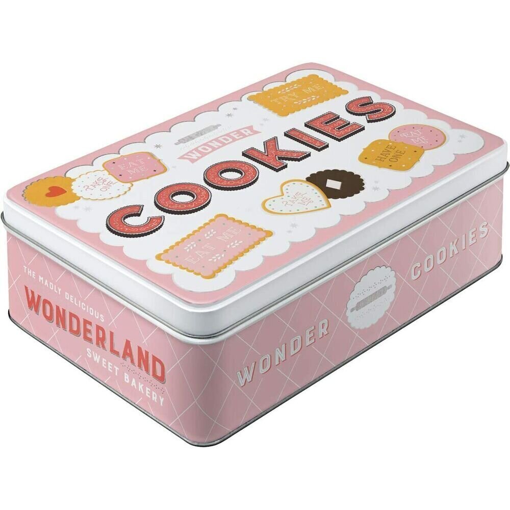 Metallkarp / flat 3D Wonder Cookies hind ja info | Toidu säilitusnõud | kaup24.ee