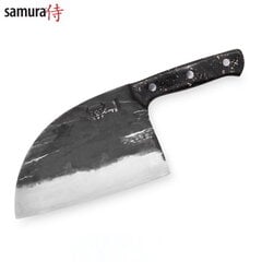 Kirvelõikur Samura MadBull Serbia, 3 x 110 x 180 mm, Marbe Carbon G10 käepidemega Aus-8 60 HRC цена и информация | Ножи и аксессуары для них | kaup24.ee