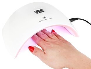 UV/LED hübriid küünelamp, 24 W valge hind ja info | Beautylushh Kodumasinad, kodutehnika | kaup24.ee