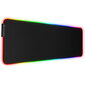 Hiirematt Riff RGB-01 USB RGB värvilise LED-raamiga (80 x 30 cm) must цена и информация | Hiired | kaup24.ee