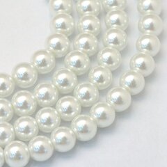 Klaashelmestest pärlid 3-4 mm, 1 haru hind ja info | Ehete valmistamine, helmestamine | kaup24.ee