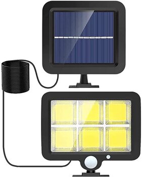 Liikumis- ja hämarusanduriga LED päikeselamp hind ja info | Aia- ja õuevalgustid | kaup24.ee