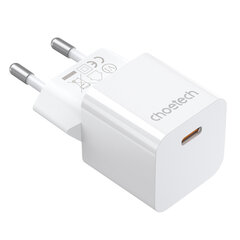 Зарядное устройство CHOETECH USB Type-C, GaN, PD20W цена и информация | Зарядные устройства для телефонов | kaup24.ee