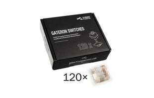 Glorious PC Gaming Race Gateron Clear | Linear & Silent 120 vnt. цена и информация | Клавиатуры | kaup24.ee