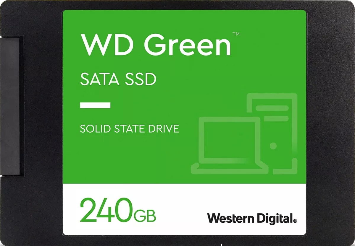 SSD|WESTERN DIGITAL|roheline|240GB|SATA 3.0|SLC|Lugemiskiirus 545 MBait/s|2,5"|MTBF 1000000 tundi|WDS240G3G0A цена и информация | Sisemised kõvakettad (HDD, SSD, Hybrid) | kaup24.ee