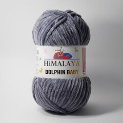 Lõng Himalaya® Dolphin Baby 80320, 100 g, 120 m, hall цена и информация | Принадлежности для вязания | kaup24.ee