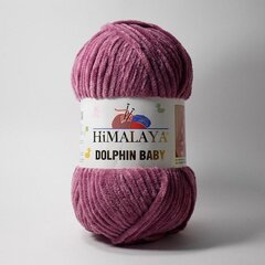 Lõng Himalaya® Dolphin Baby 80338, 100 g, 120 m, bordo hind ja info | Kudumistarvikud | kaup24.ee