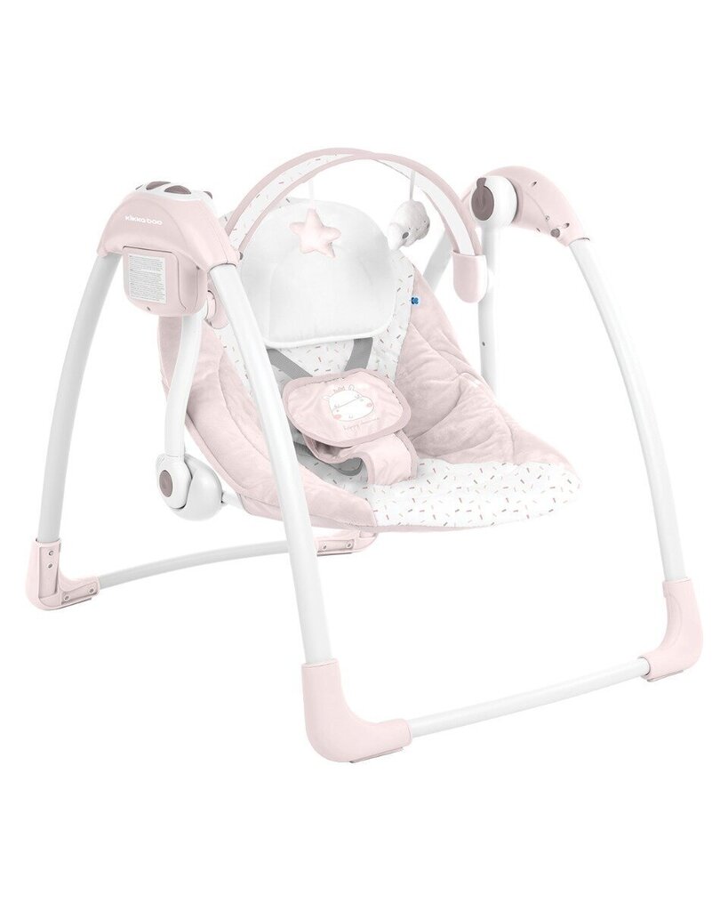 Lamamistool Kikkaboo Chillo Hippo Dreams Pink hind ja info | Beebi lamamistoolid | kaup24.ee