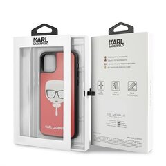 Karl Lagerfeld KLHCN65DLHRE, telefonile iPhone 11 Pro, punane hind ja info | Telefoni kaaned, ümbrised | kaup24.ee