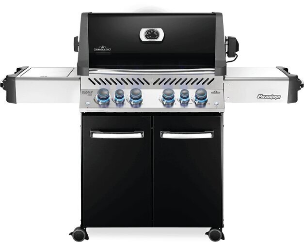 Taustvalgustusega gaasigrill NAPOLEON Prestige 500, must hind ja info | Grillid | kaup24.ee