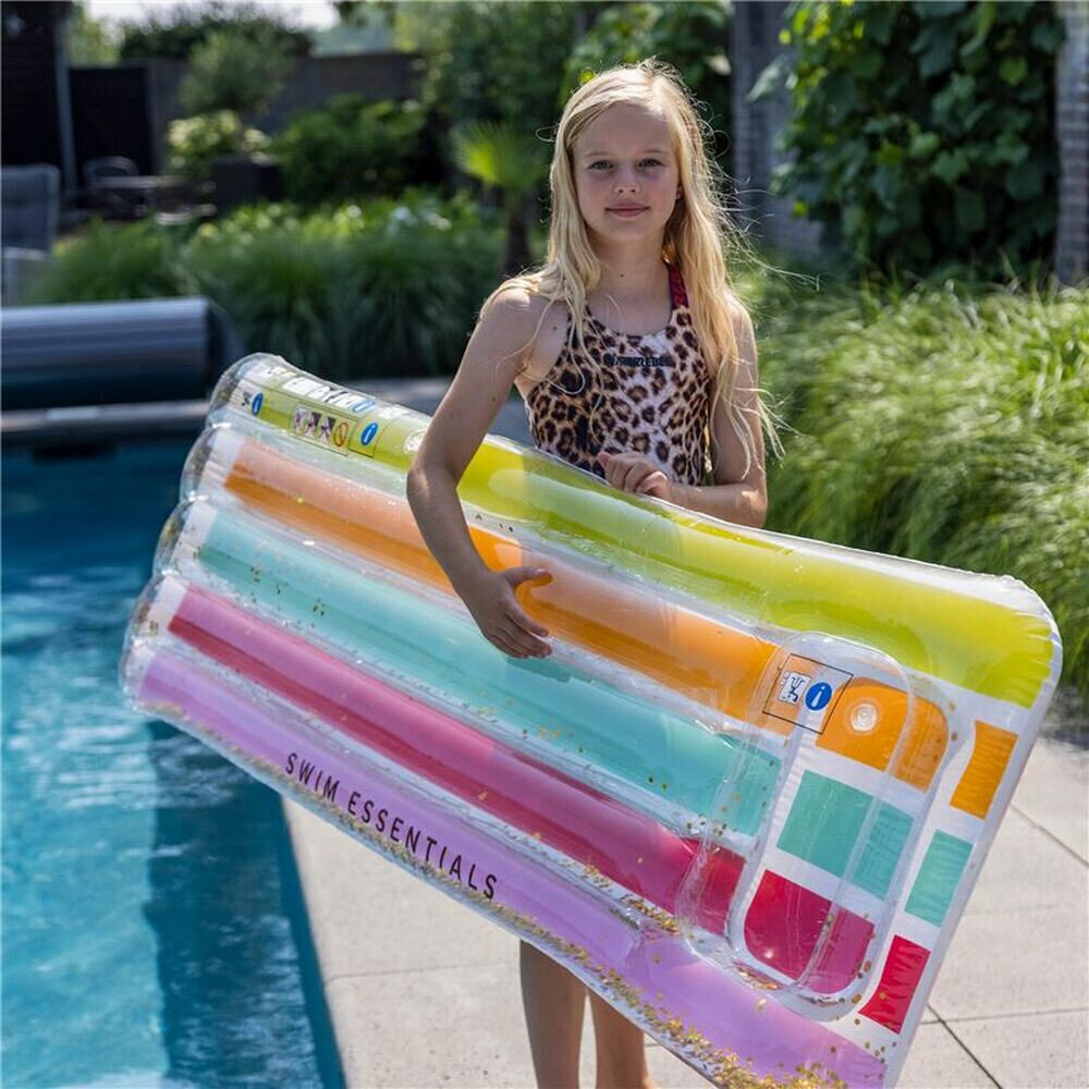 Õhumadrats Swim Essentials Rainbow Pvc (180 cm) hind ja info | Täispuhutavad veemänguasjad ja ujumistarbed | kaup24.ee