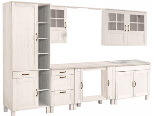 Набор мебели для кухни из 8 частей Notio Living Dennis 60, белый цвет цена и информация | Кухонные гарнитуры | kaup24.ee