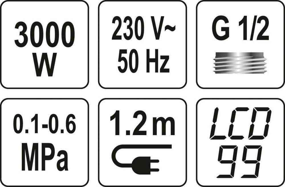 Elektriline veesoojendi/segisti LCD KATLA1 hind ja info | Boilerid | kaup24.ee