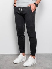 Мужские спортивные штаны Ombre P1036 черные цена и информация | Мужские брюки | kaup24.ee