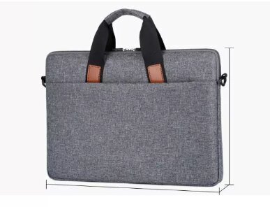 BAG Case sülearvuti ümbris 15–15,6 tolli hall SLIM Zenwire hind ja info | Arvutikotid | kaup24.ee