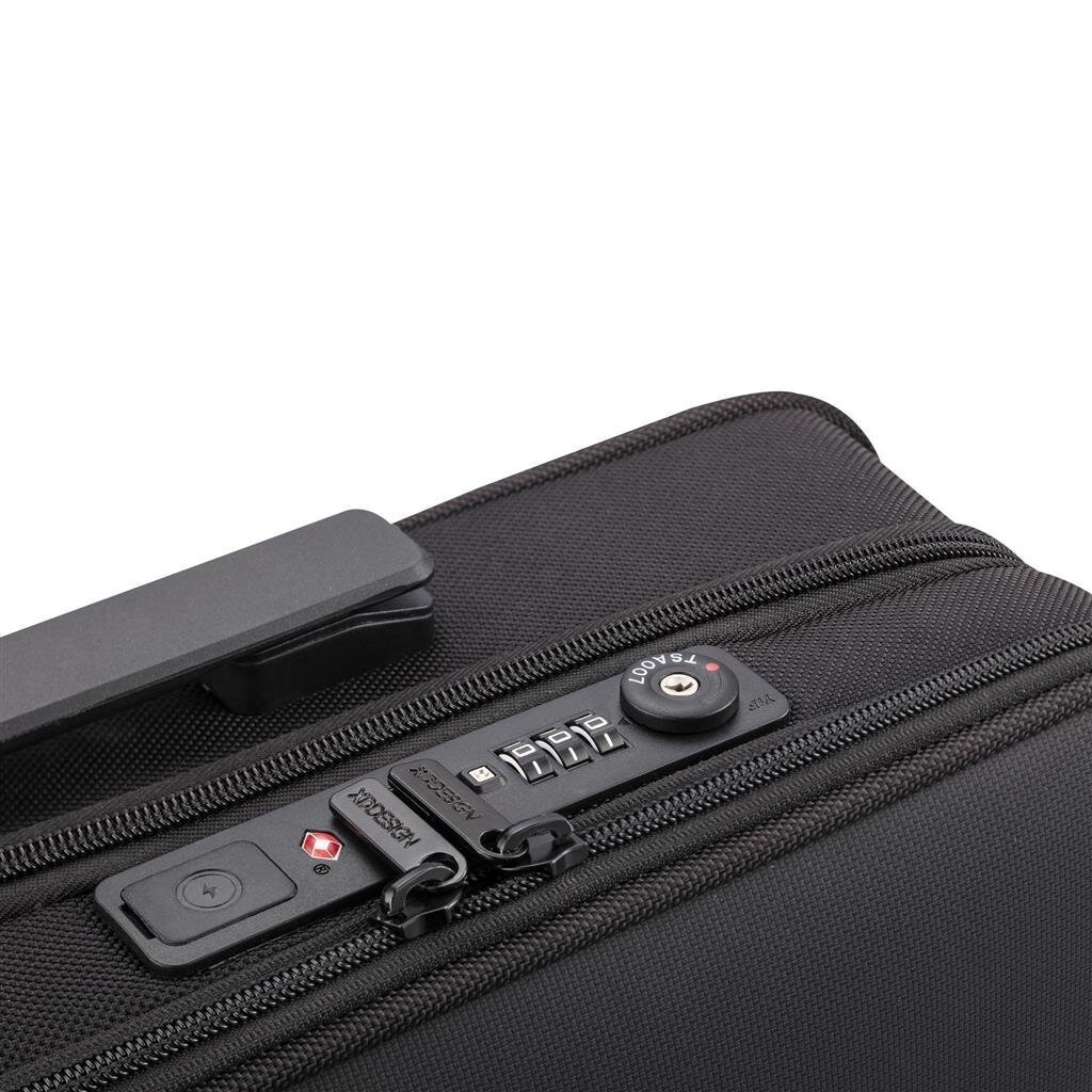 XD DESIGN TRAVEL BAG FLEX FOLDABLE TROLLEY BLACK P/N: P705.811 цена и информация | Kohvrid, reisikotid | kaup24.ee