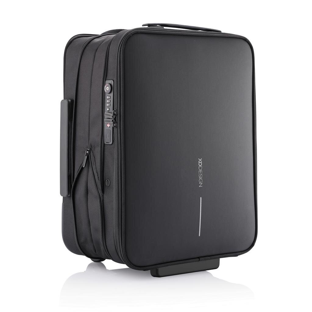 XD DESIGN TRAVEL BAG FLEX FOLDABLE TROLLEY BLACK P/N: P705.811 цена и информация | Kohvrid, reisikotid | kaup24.ee