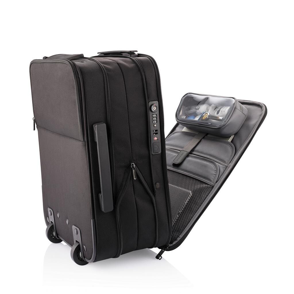 XD DESIGN TRAVEL BAG FLEX FOLDABLE TROLLEY BLACK P/N: P705.811 hind ja info | Kohvrid, reisikotid | kaup24.ee