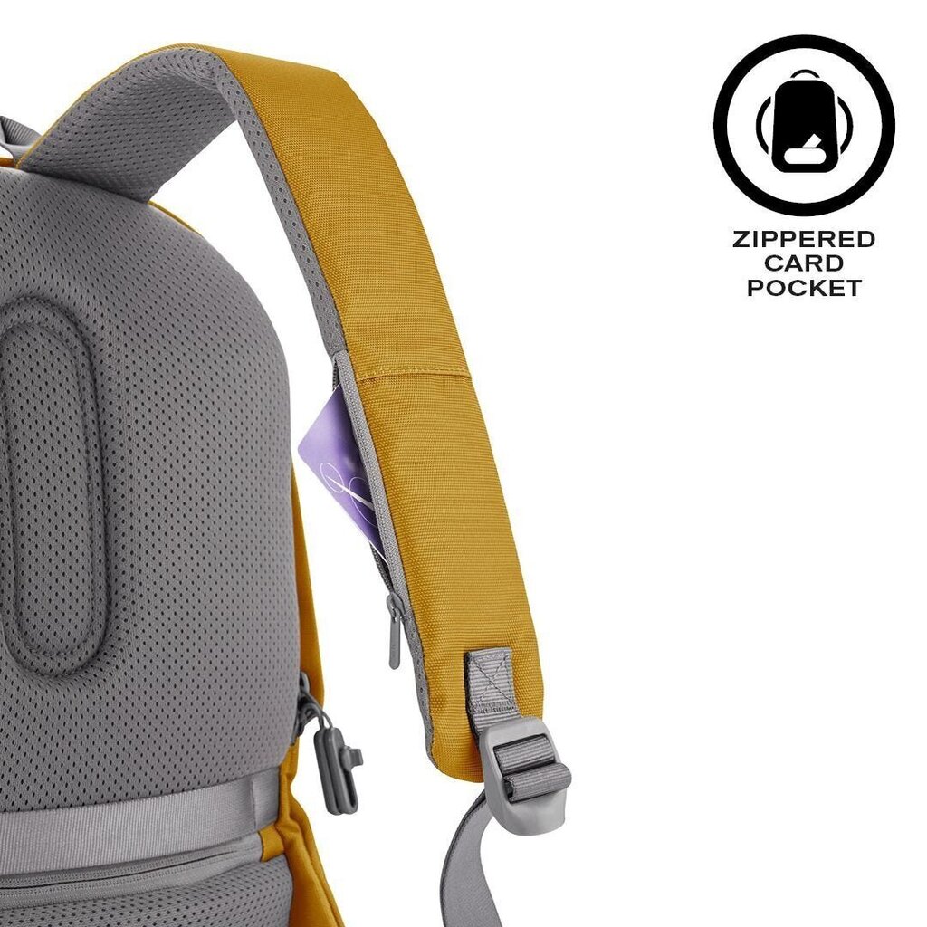 XD DESIGN ANTI-THEFT BACKPACK BOBBY SOFT YELLOW P/N: P705.798 цена и информация | Spordikotid, seljakotid | kaup24.ee