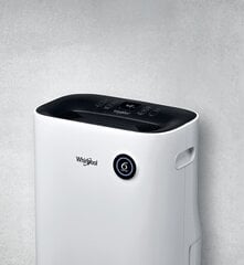 Осушитель воздуха Whirlpool DE20W5252 6.5 л 44 dB 420 W Black, белый  цена и информация | Осушители воздуха, влагопоглотители | kaup24.ee