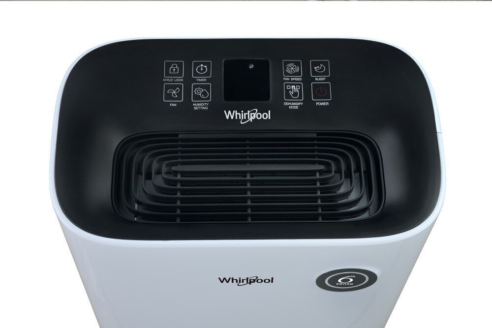 Whirlpool DE20W5252 6.5 L 44 dB 420 W Black, White цена и информация | Õhukuivatid | kaup24.ee