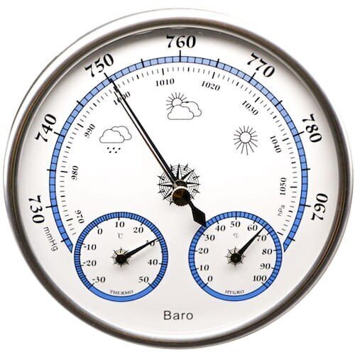 Thermometer / Barometer / Humidity measurement TECHNOLINE WA3090 цена и информация | Ilmajaamad, termomeetrid | kaup24.ee