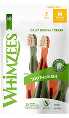 WHIMZEES 1 Week Pack Dog Chew Toothbrush S - 14 pcs. hind ja info | Maiustused koertele | kaup24.ee