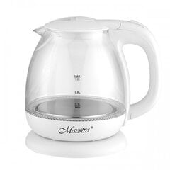 Feel-Maestro MR-055-WHITE electric kettle 1 L 1100 W цена и информация | Электрочайники | kaup24.ee