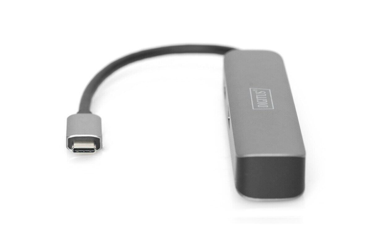 DIGITUS USB-C Dock, 4K/30Hz HDMI/2x USB-A /SD/MicroSD hind ja info | USB jagajad, adapterid | kaup24.ee