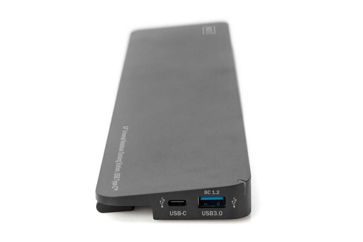 DIGITUS 14" Universal Notebook Docking Station, USB-C 3x video, 3x USB 3.0, 2x USB-C, 2x USB 2.0, RJ45 цена и информация | Sülearvuti tarvikud | kaup24.ee