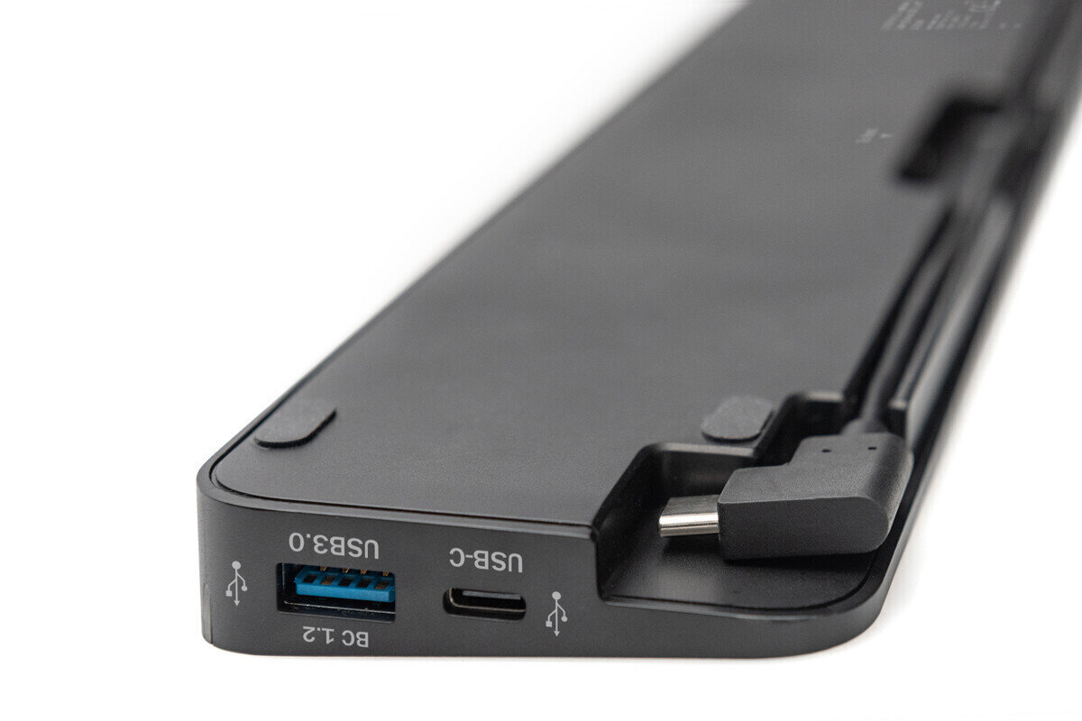 DIGITUS 14" Universal Notebook Docking Station, USB-C 3x video, 3x USB 3.0, 2x USB-C, 2x USB 2.0, RJ45 цена и информация | Sülearvuti tarvikud | kaup24.ee